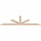 Ekena Millwork Saratoga Smooth Timber Gable Bracket, Douglas Fir, 108"W x 36"H x 1 1/2"D x 5 1/2"F, 8/12 Pitch GBW108X36X0206SAR00SDF - alternate 5